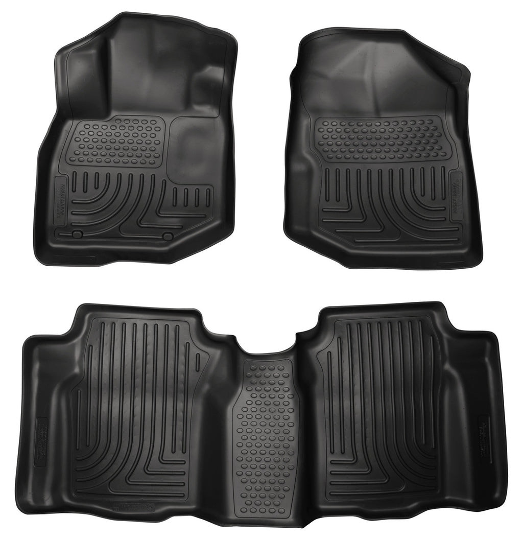 Husky Liners Weatherbeater - Front & 2nd Seat Floor Liners 98491 by Husky Liners