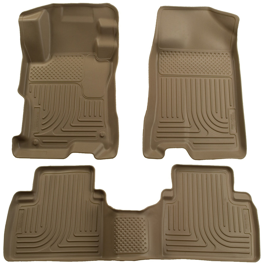 Husky Liners Weatherbeater - Front & 2nd Seat Floor Liners 98523 by Husky Liners