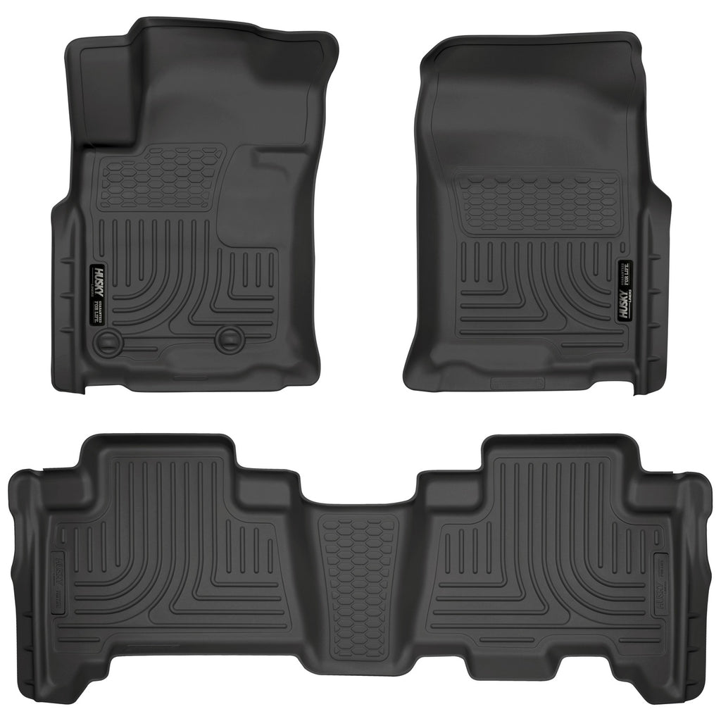 Husky Liners Weatherbeater - Front & 2nd Seat Floor Liners 98571 by Husky Liners
