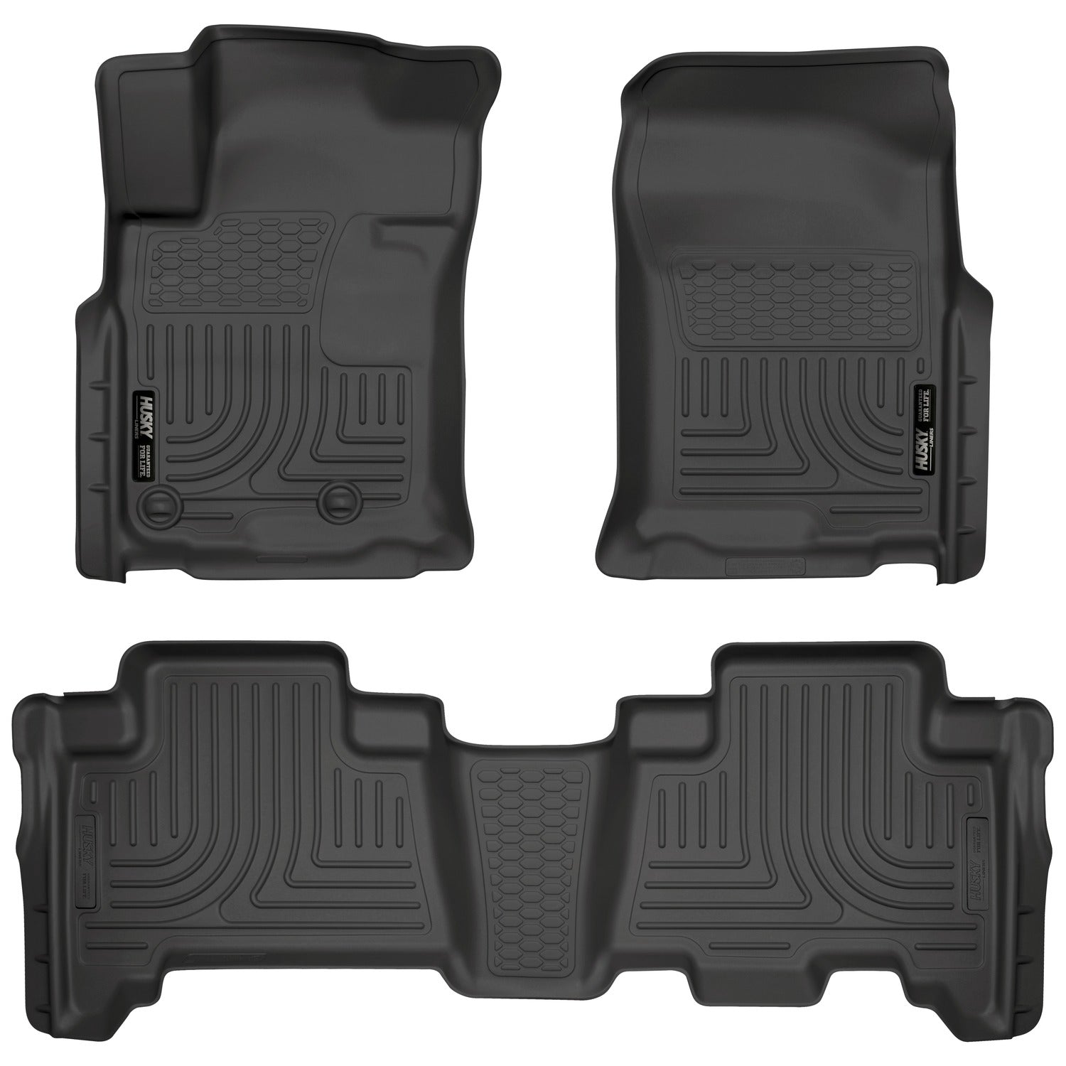 Husky Liners Weatherbeater - Front & 2nd Seat Floor Liners 98571 by Husky Liners
