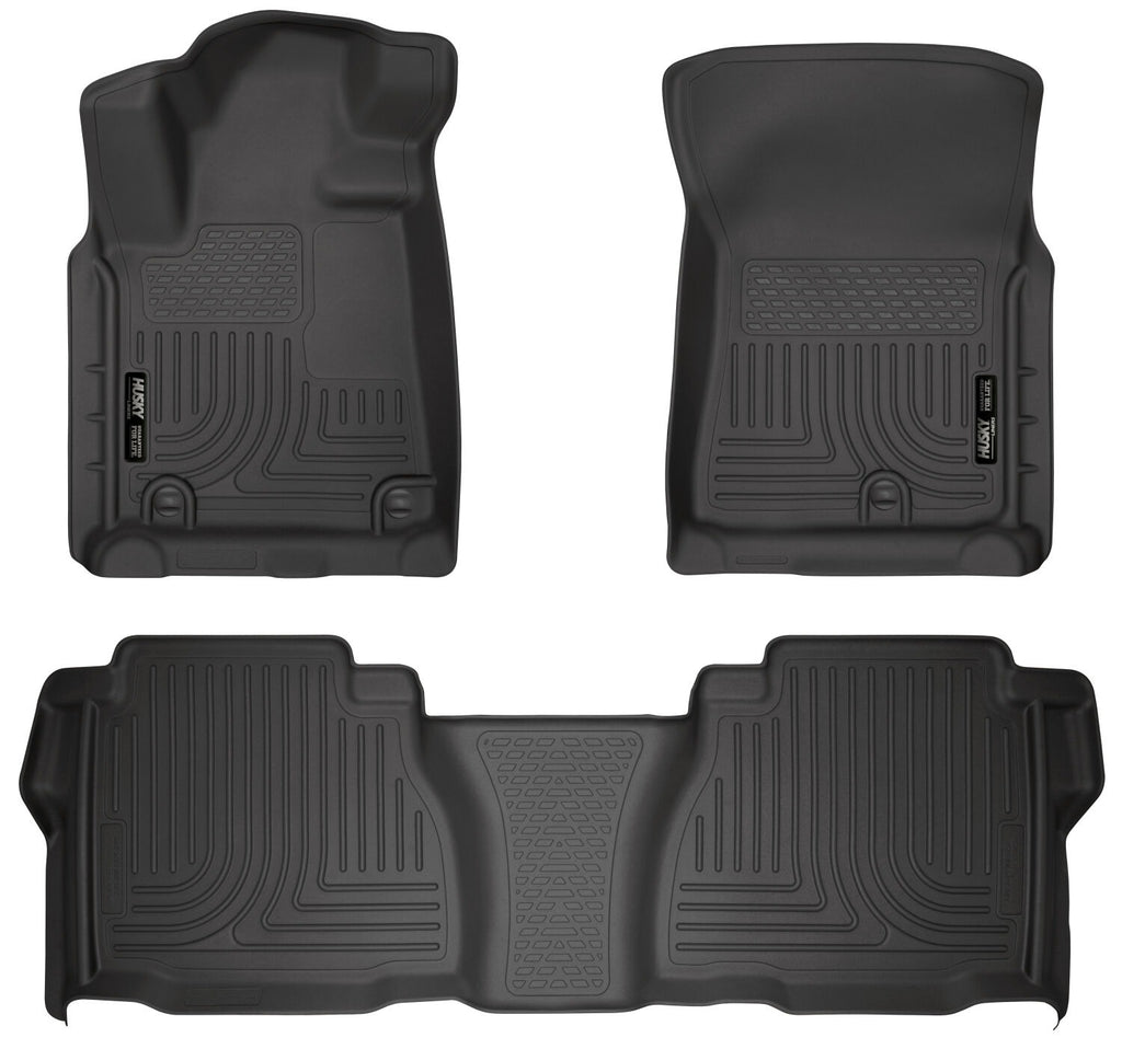 Husky Liners Weatherbeater - Front & 2nd Seat Floor Liners (Footwell Coverage) 98581 by Husky Liners