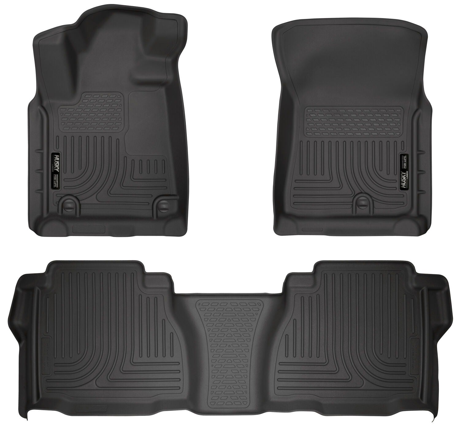 Husky Liners Weatherbeater - Front & 2nd Seat Floor Liners (Footwell Coverage) 98581 by Husky Liners