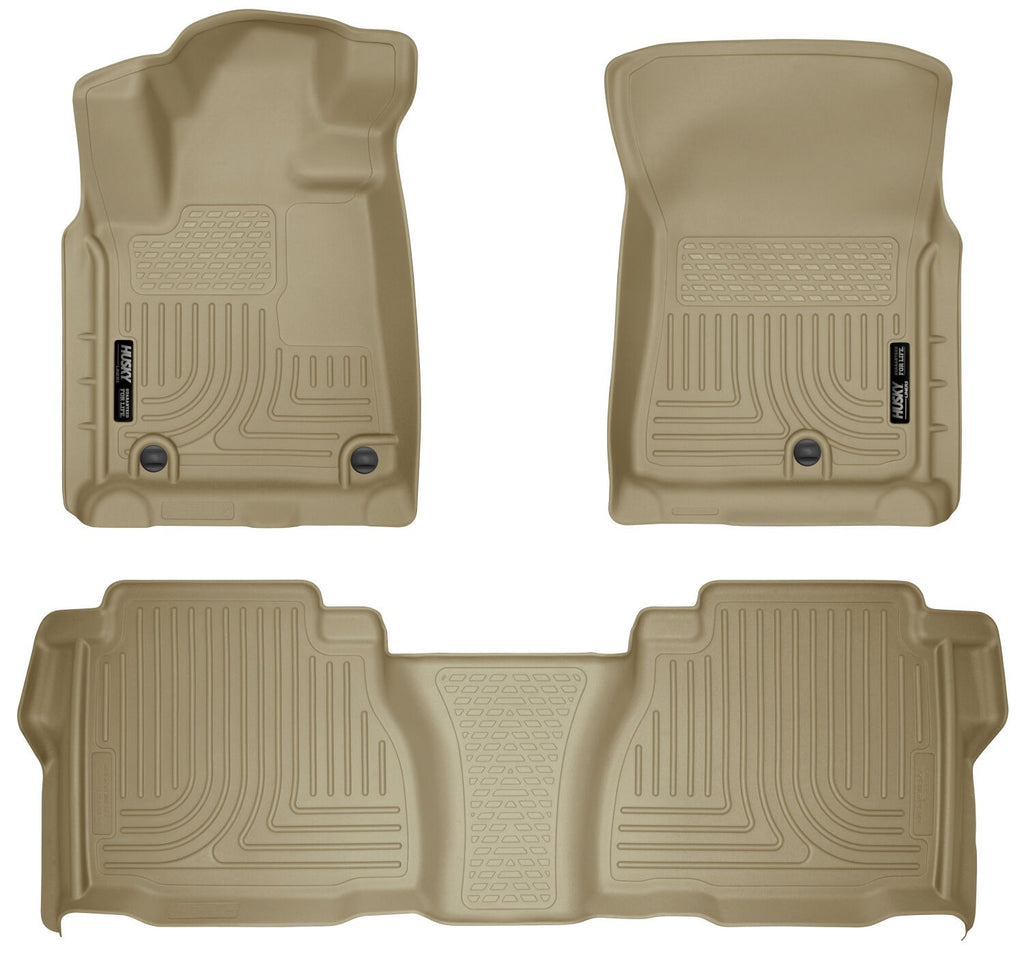 Husky Liners Weatherbeater - Front & 2nd Seat Floor Liners (Footwell Coverage) 98583 by Husky Liners