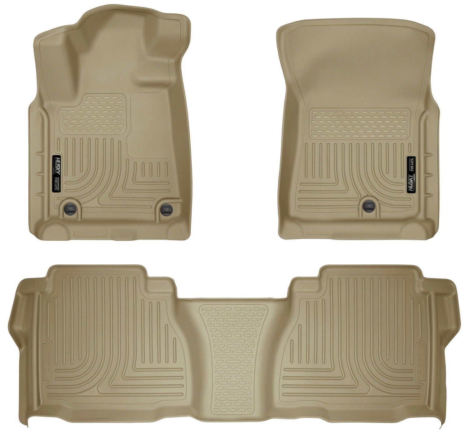 Husky Liners Weatherbeater - Front & 2nd Seat Floor Liners (Footwell Coverage) 98583 by Husky Liners