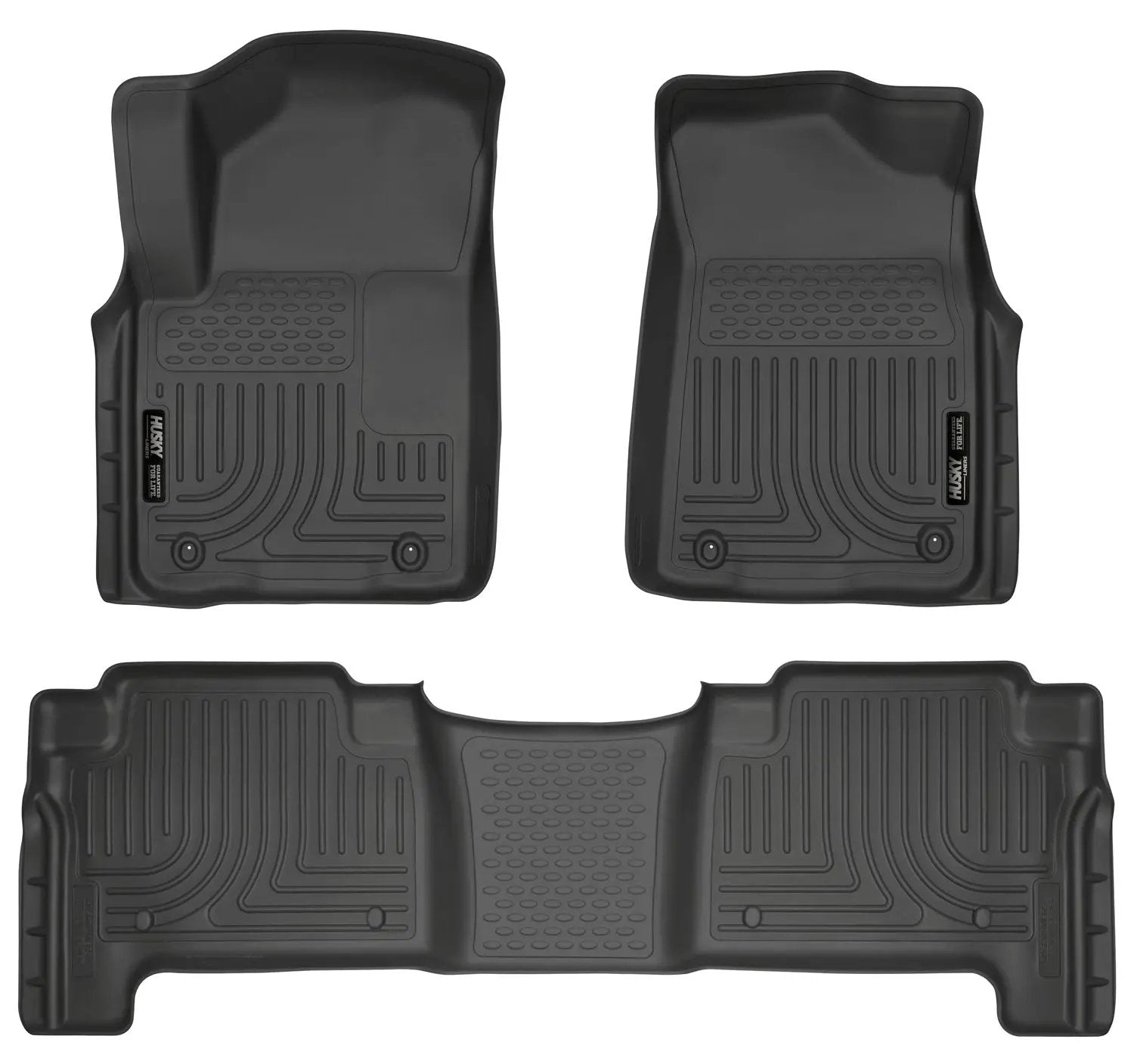Weatherbeater - Front & 2nd Seat Floor Liners by Husky Liners