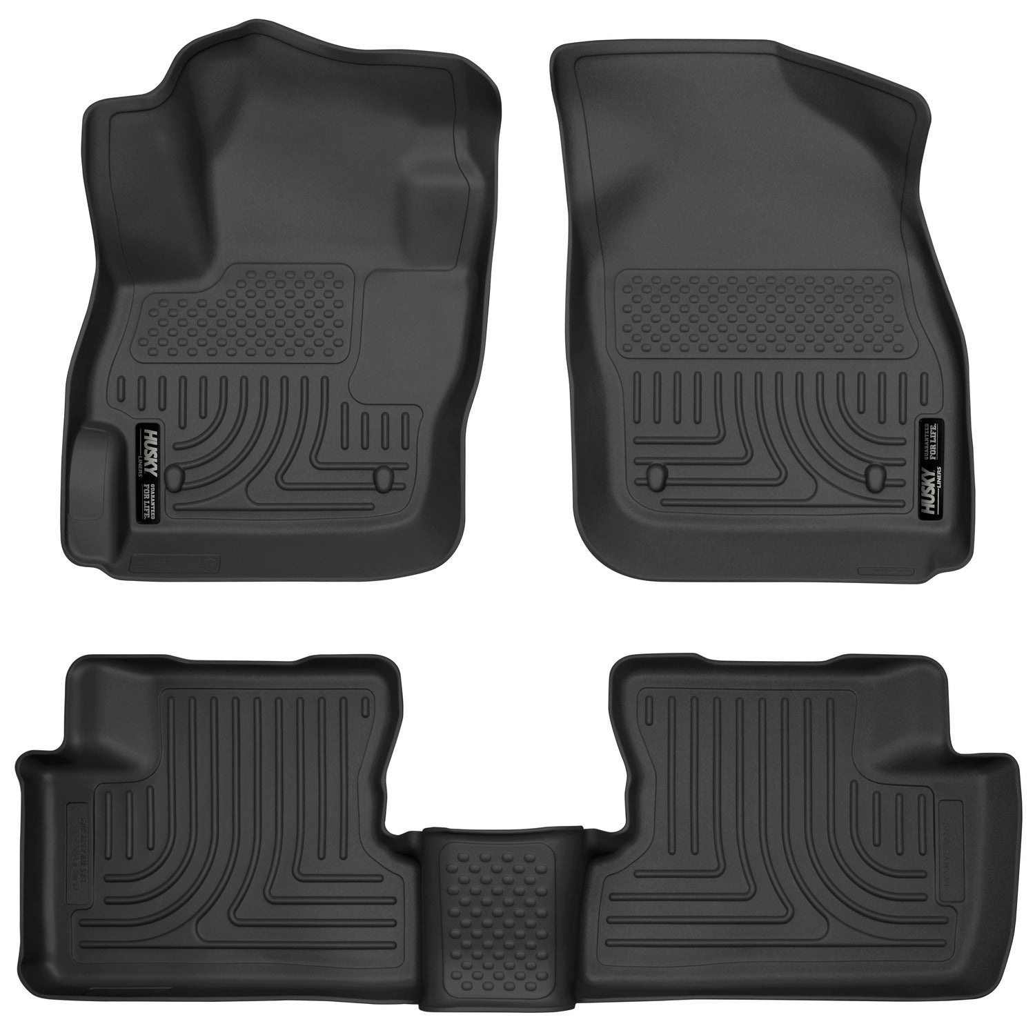 Husky Liners Weatherbeater - Front & 2nd Seat Floor Liners 98631 by Husky Liners