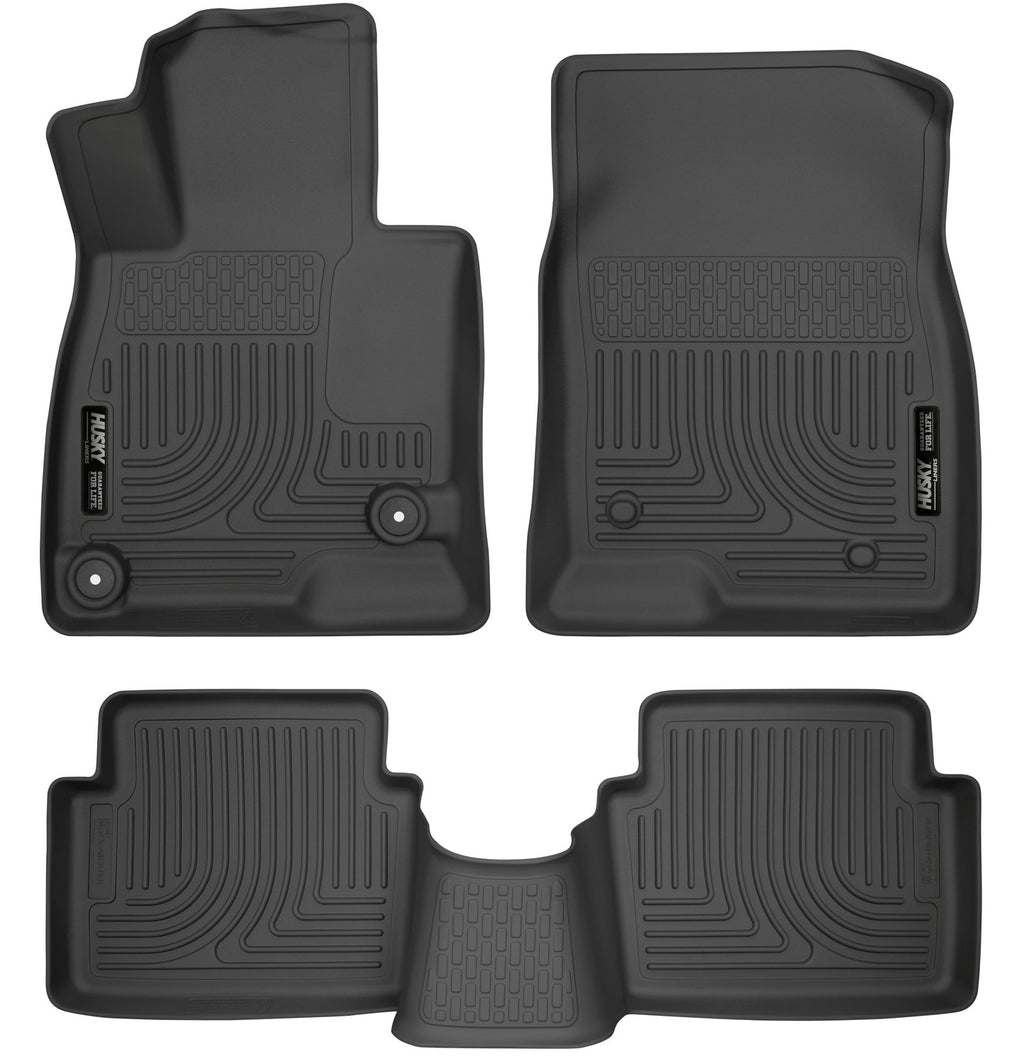 Husky Liners Weatherbeater - Front & 2nd Seat Floor Liners 98651 by Husky Liners