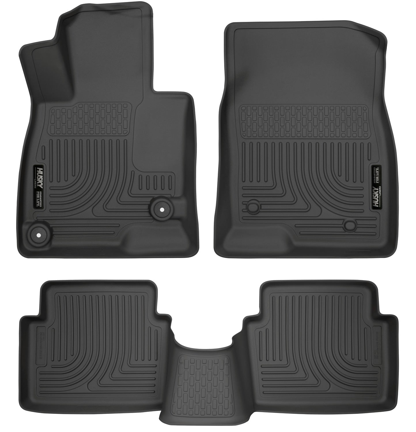 Husky Liners Weatherbeater - Front & 2nd Seat Floor Liners 98651 by Husky Liners
