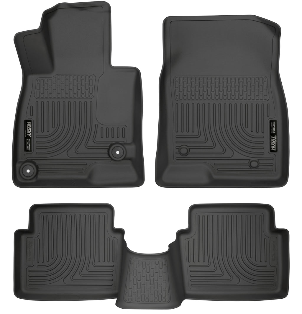 Weatherbeater - Front & 2nd Seat Floor Liners by Husky Liners