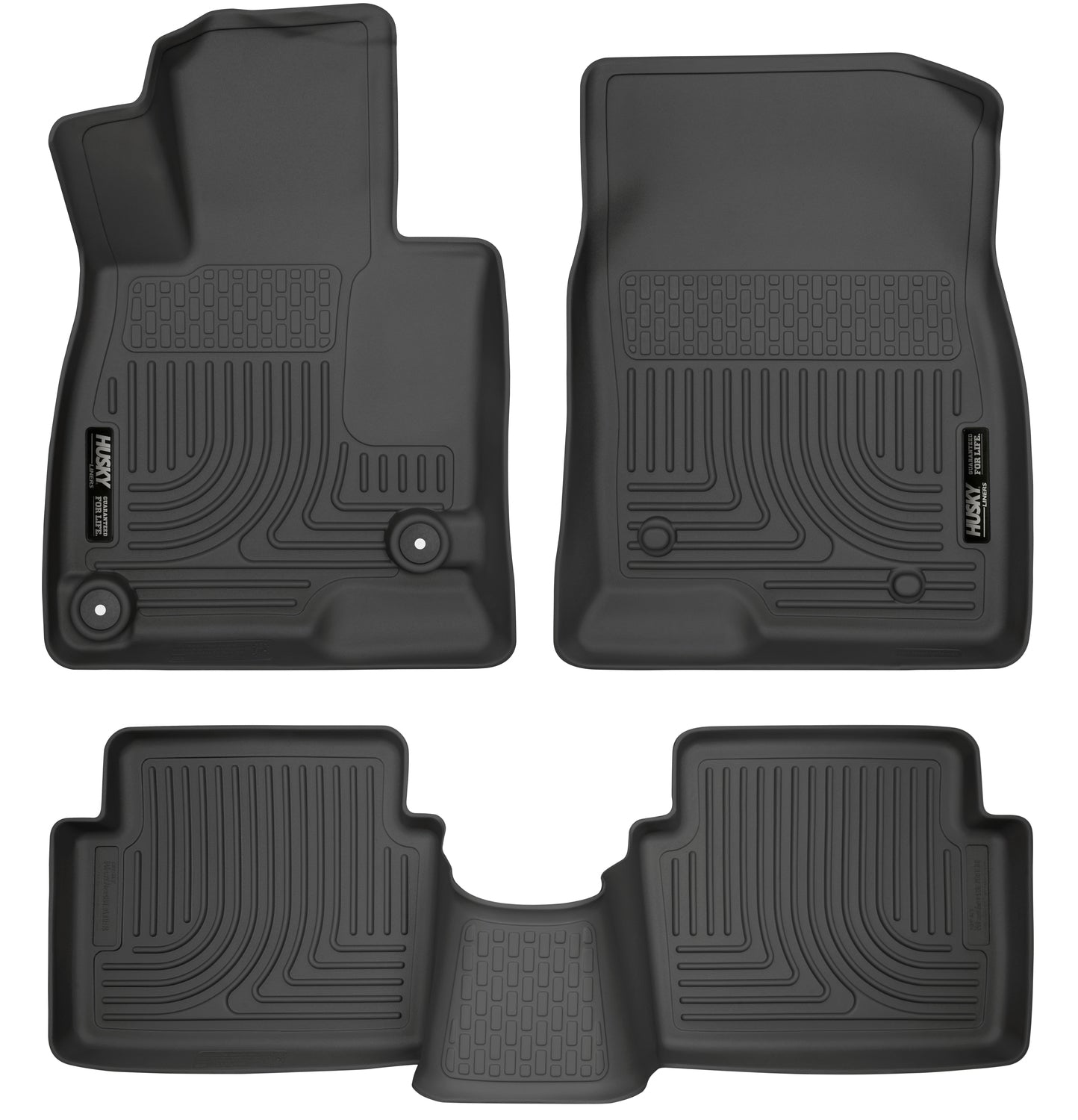 Weatherbeater - Front & 2nd Seat Floor Liners by Husky Liners