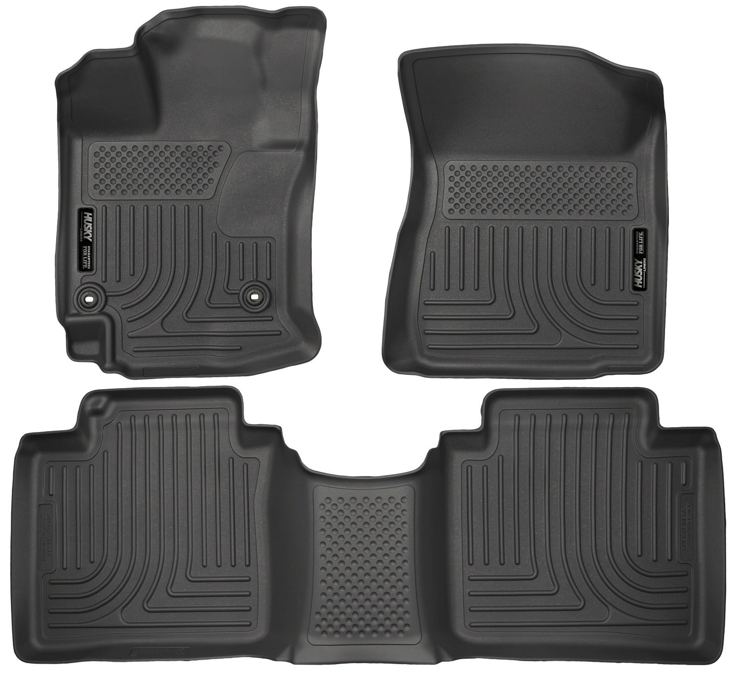 Husky Liners Weatherbeater - Front & 2nd Seat Floor Liners 98661 by Husky Liners