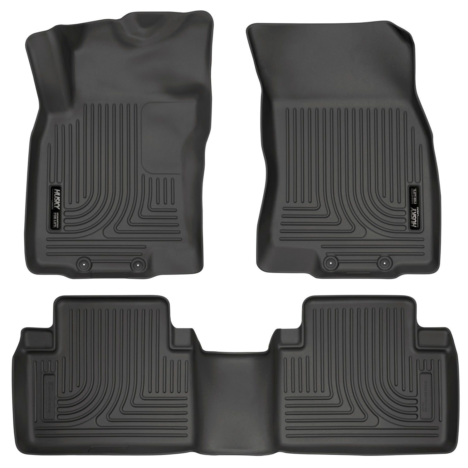 Husky Liners Weatherbeater - Front & 2nd Seat Floor Liners 98671 by Husky Liners