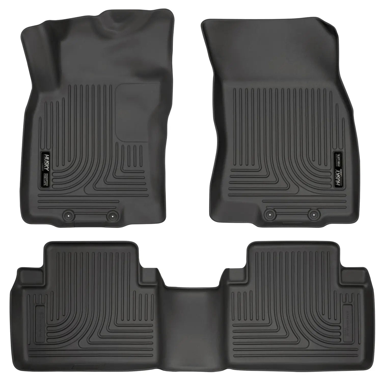 Weatherbeater - Front & 2nd Seat Floor Liners by Husky Liners