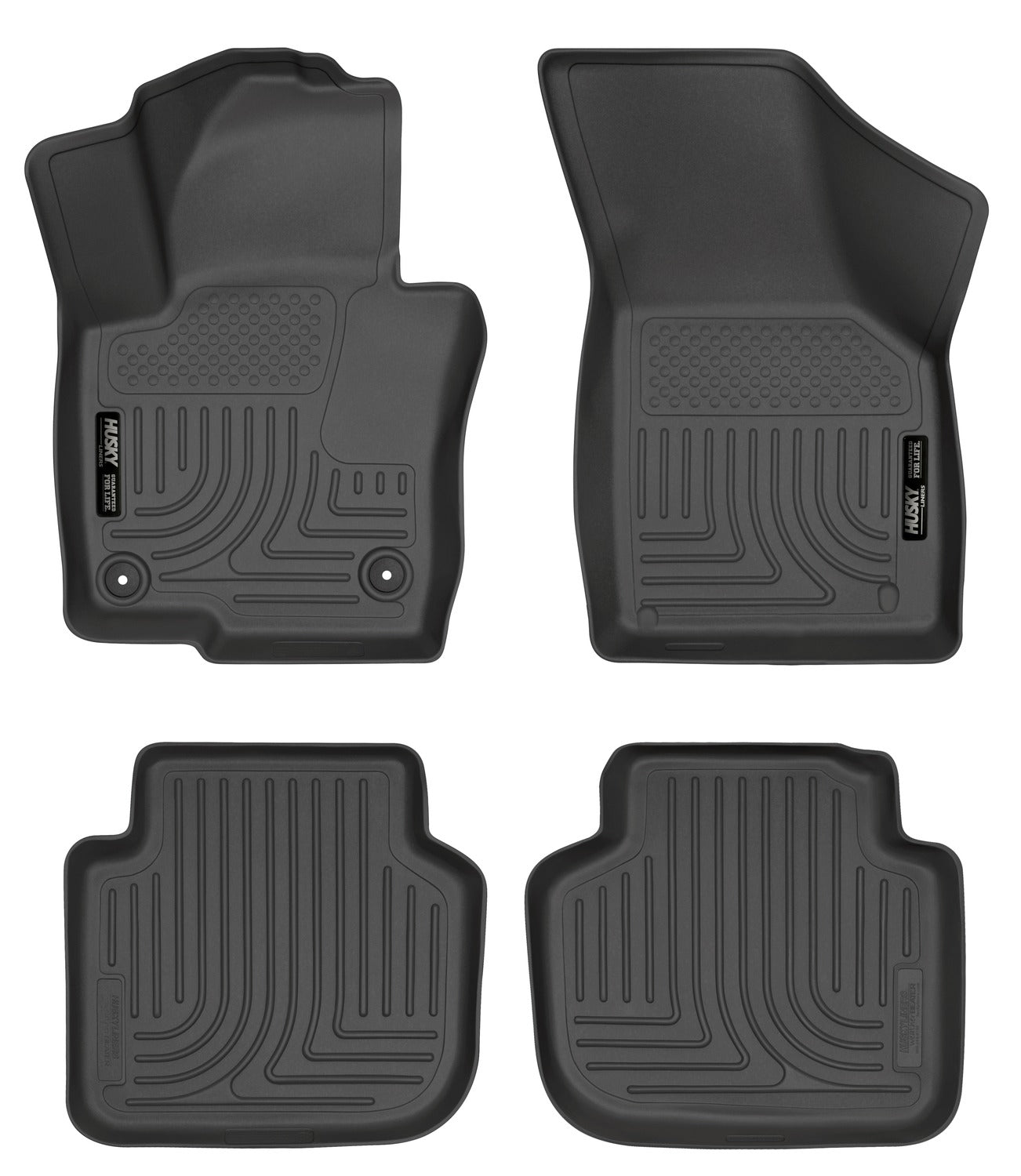 Husky Liners Weatherbeater - Front & 2nd Seat Floor Liners 98681 by Husky Liners