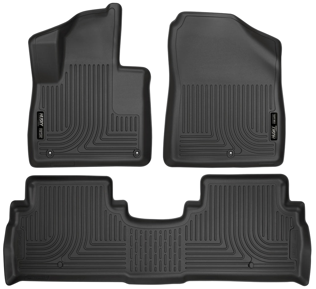 Husky Weatherbeater Front & 2nd Seat Floor Liners 98691 by Husky Liners