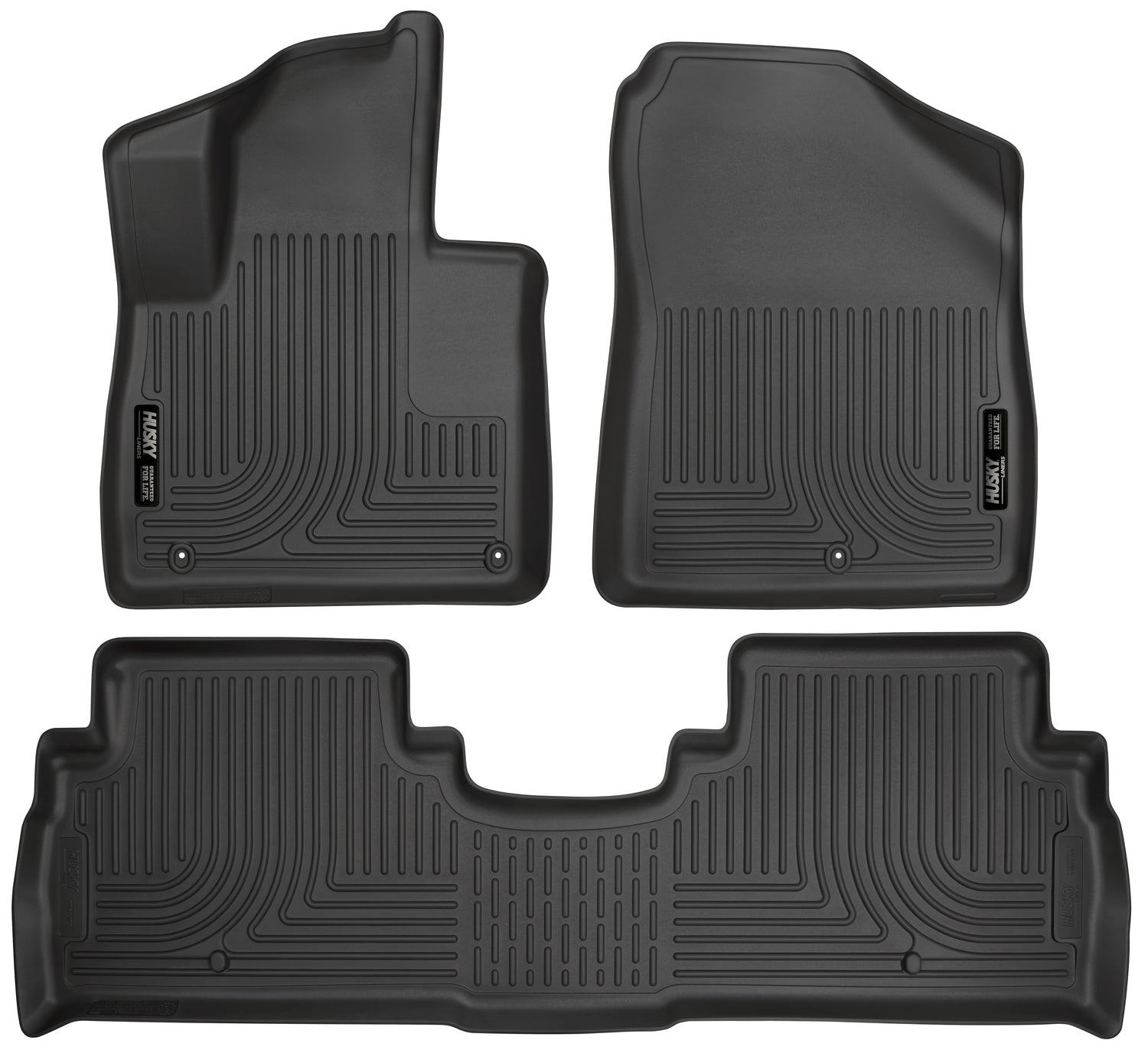 Weatherbeater - Front & 2nd Seat Floor Liners by Husky Liners