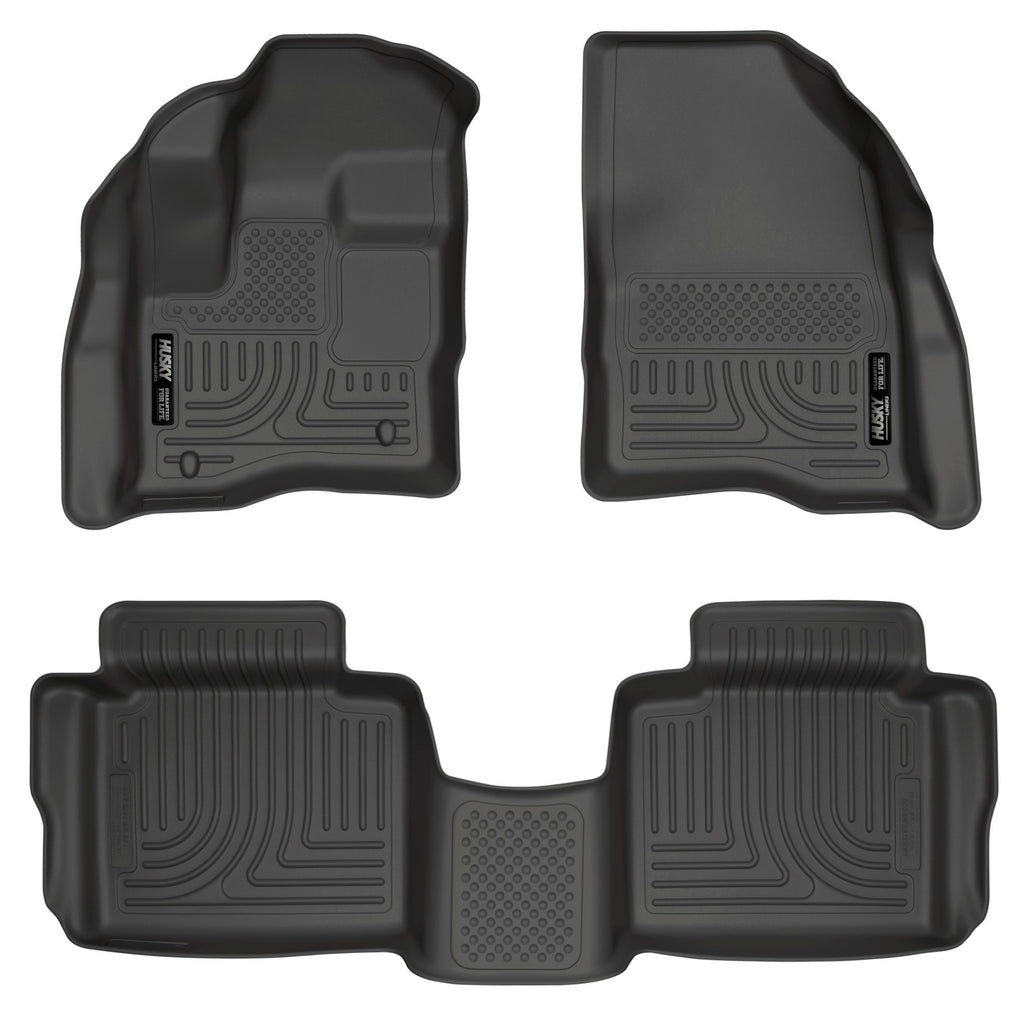 Husky Liners Weatherbeater - Front & 2nd Seat Floor Liners 98701 by Husky Liners