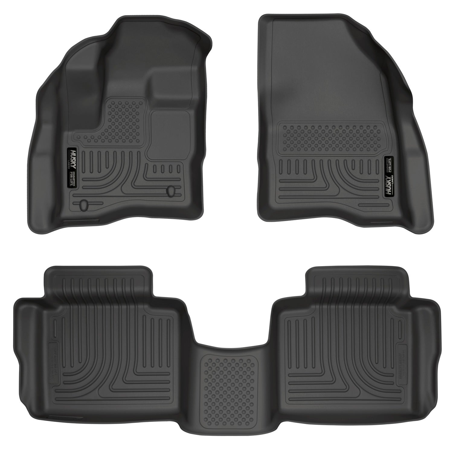 Husky Liners Weatherbeater - Front & 2nd Seat Floor Liners 98701 by Husky Liners