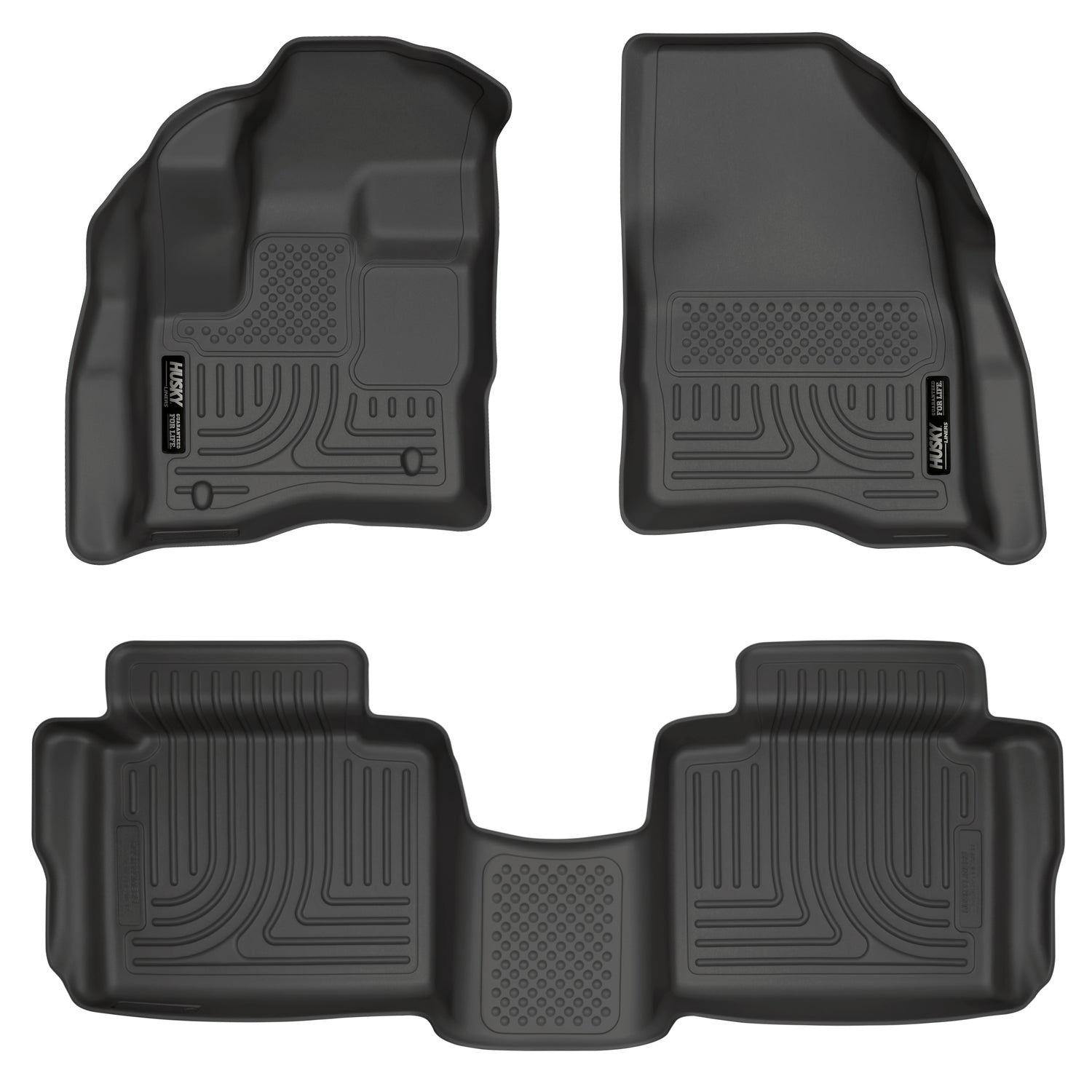 Weatherbeater - Front & 2nd Seat Floor Liners by Husky Liners