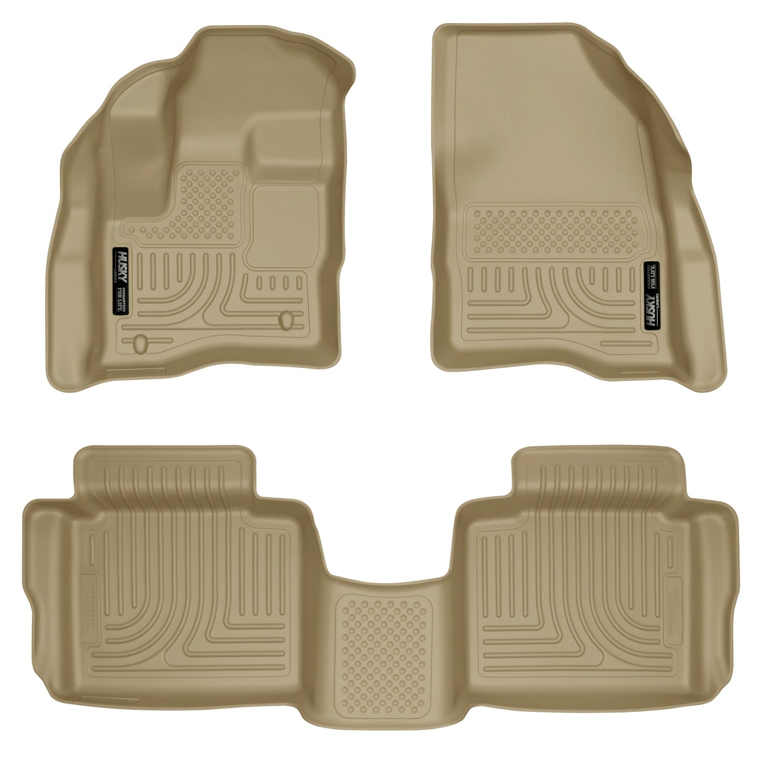 Husky Liners Weatherbeater - Front & 2nd Seat Floor Liners 98703 by Husky Liners