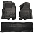 Husky Liners Weatherbeater - Front & 2nd Seat Floor Liners (Footwell Coverage) 98711 by Husky Liners