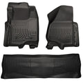 Weatherbeater - Front & 2nd Seat Floor Liners (Footwell Coverage) by Husky Liners