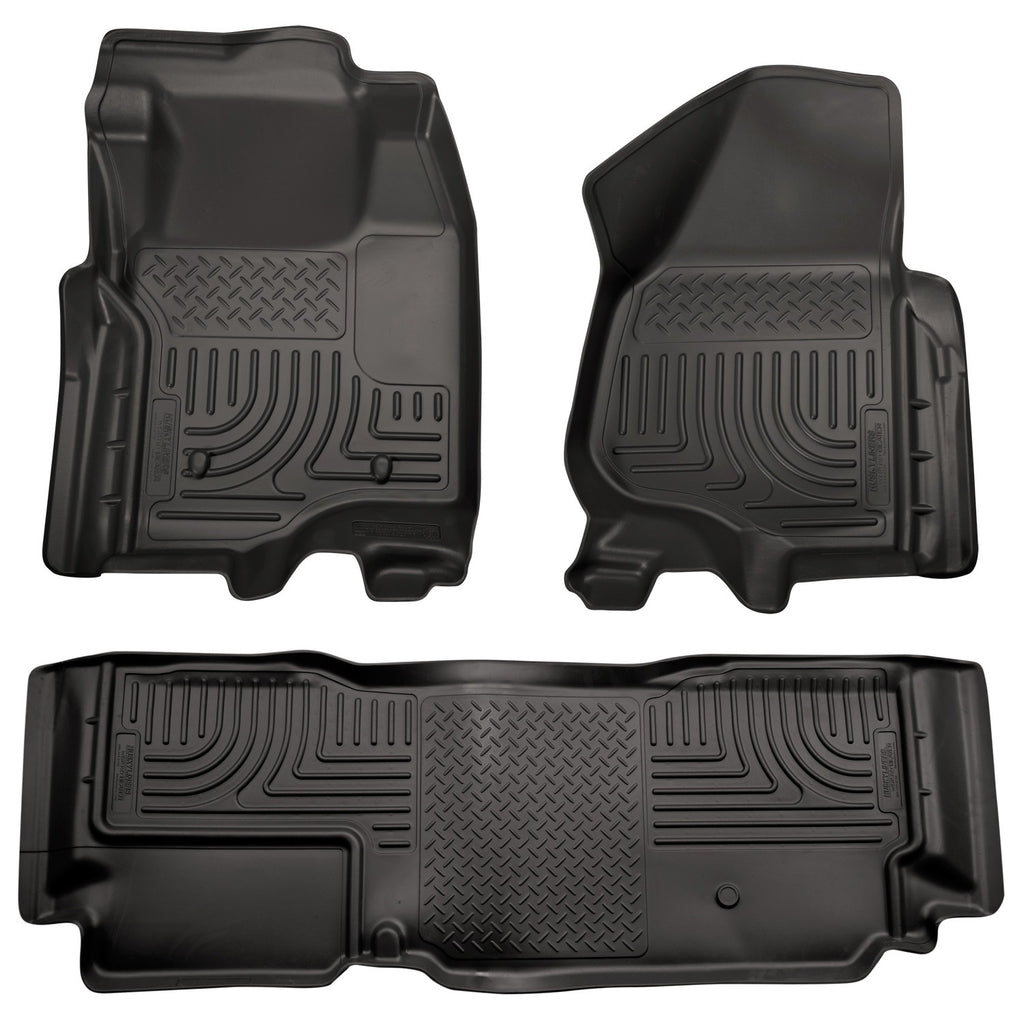 Husky Liners Weatherbeater - Front & 2nd Seat Floor Liners (Footwell Coverage) 98721 by Husky Liners