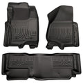 Husky Liners Weatherbeater - Front & 2nd Seat Floor Liners (Footwell Coverage) 98721 by Husky Liners