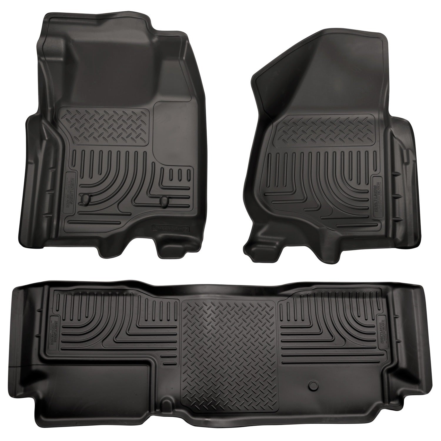 Husky Liners Weatherbeater - Front & 2nd Seat Floor Liners (Footwell Coverage) 98721 by Husky Liners