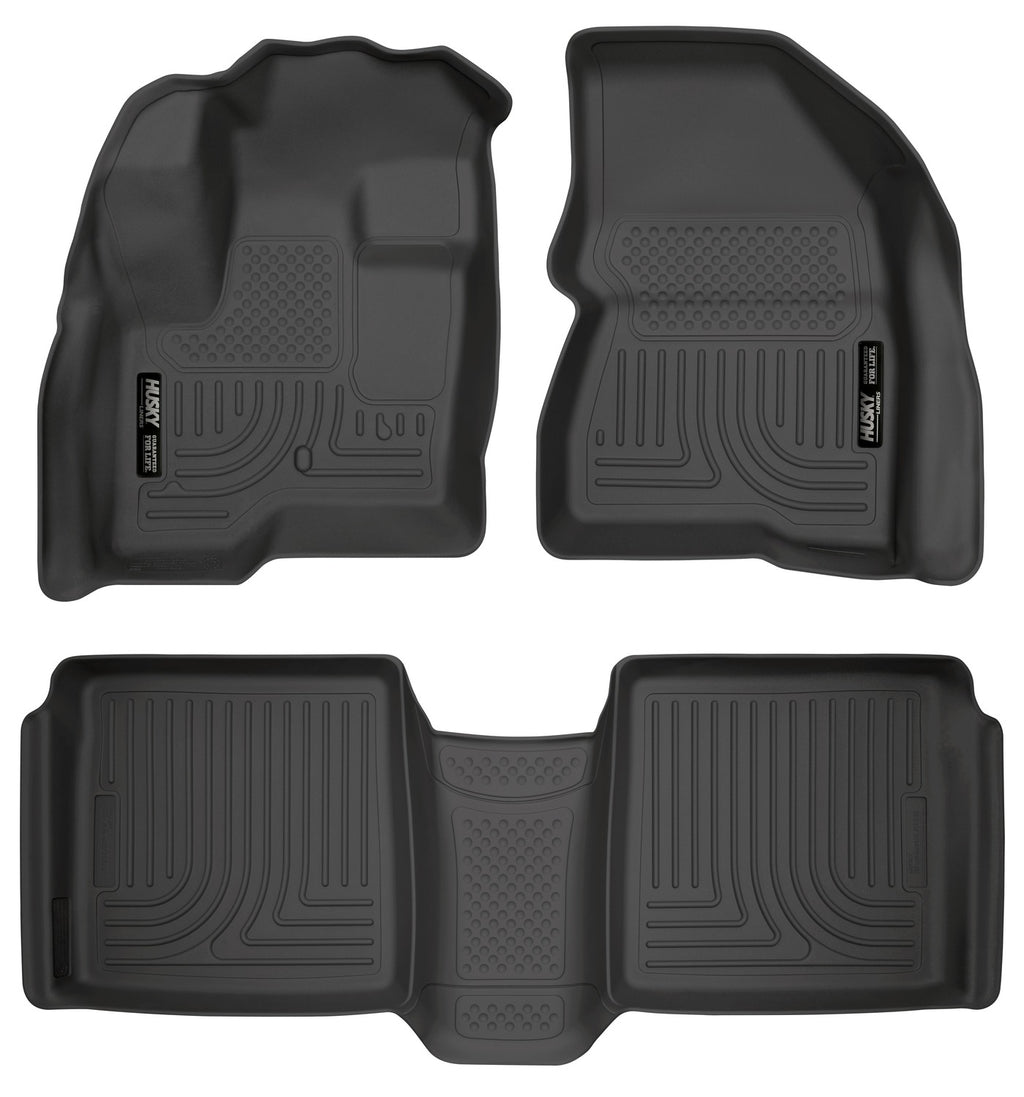 Husky Liners Weatherbeater - Front & 2nd Seat Floor Liners 98741 by Husky Liners