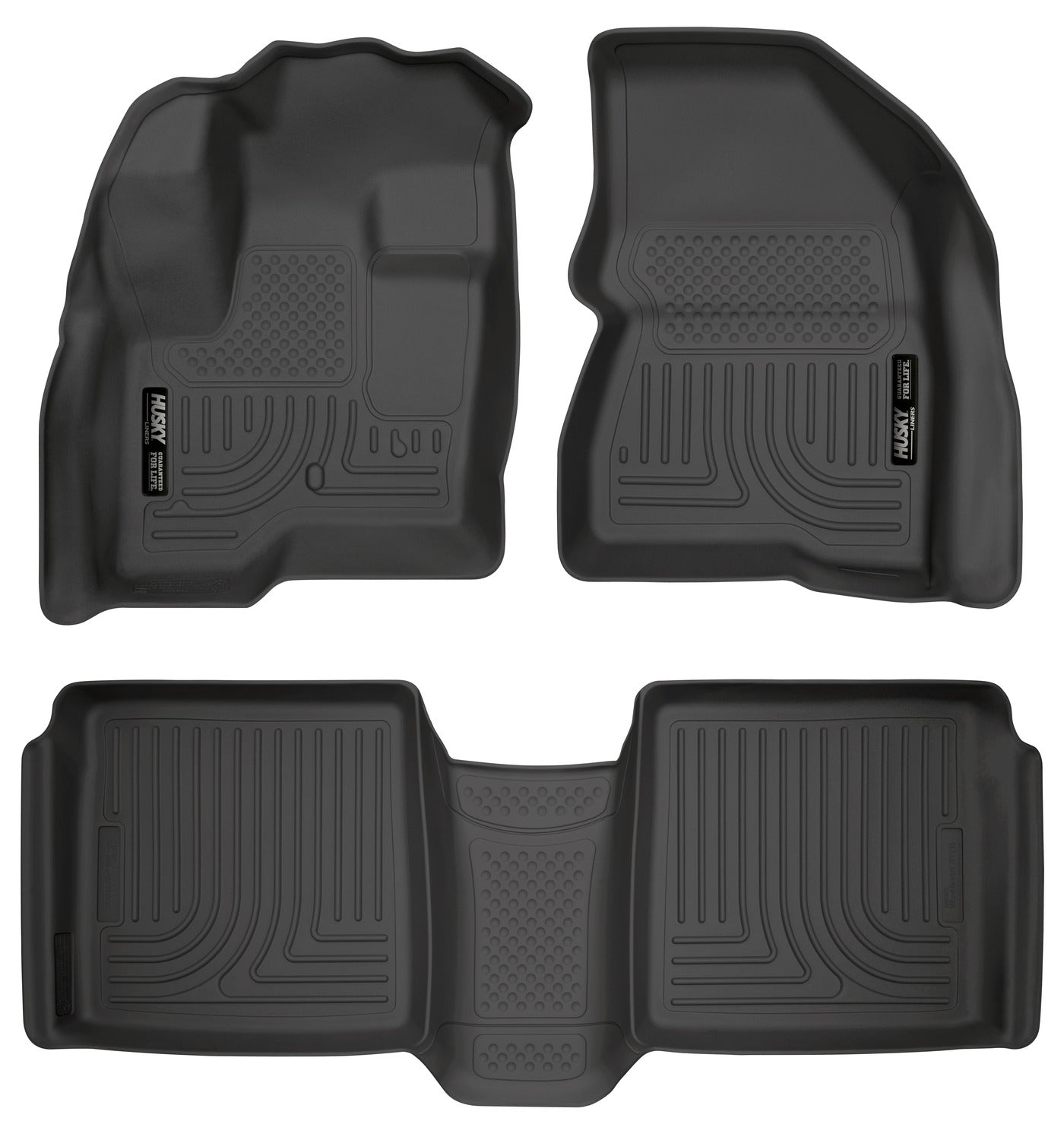Husky Liners Weatherbeater - Front & 2nd Seat Floor Liners 98741 by Husky Liners