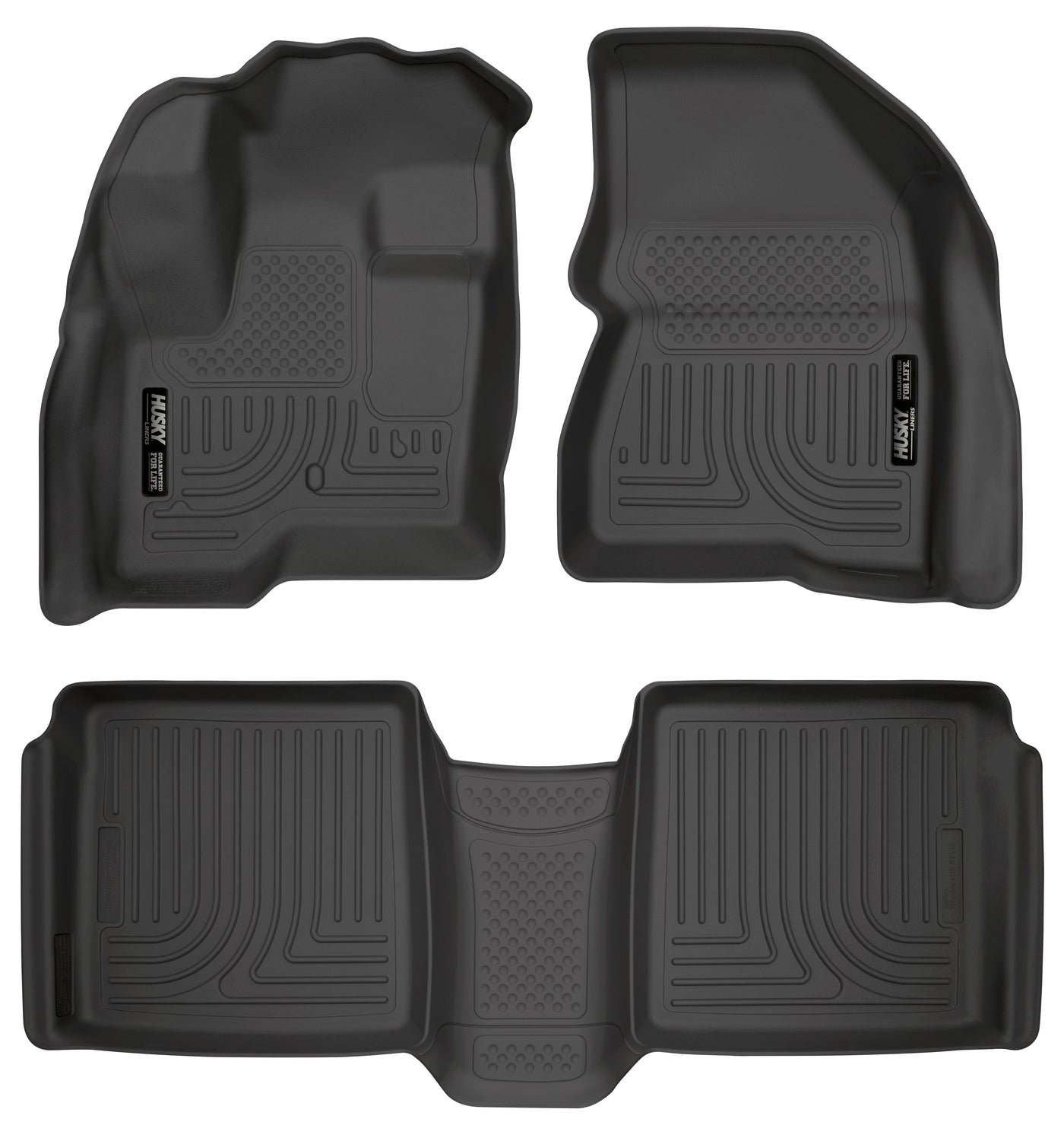 Weatherbeater - Front & 2nd Seat Floor Liners by Husky Liners