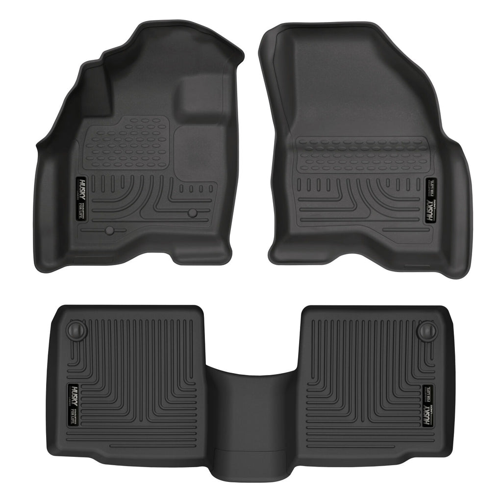 Husky Liners Weatherbeater - Front & 2nd Seat Floor Liners 98761 by Husky Liners