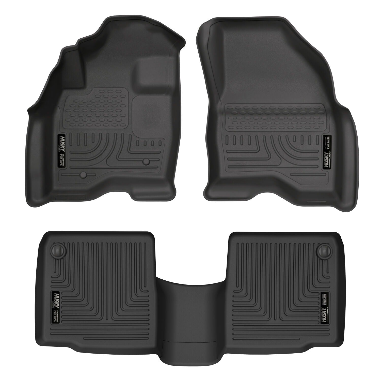 Husky Liners Weatherbeater - Front & 2nd Seat Floor Liners 98761 by Husky Liners
