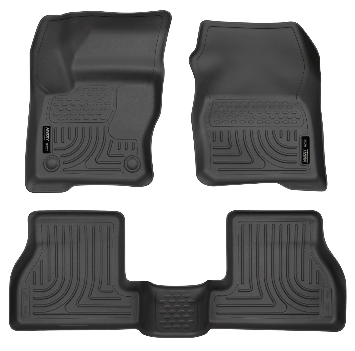 Husky Liners Weatherbeater - Front & 2nd Seat Floor Liners 98771 by Husky Liners