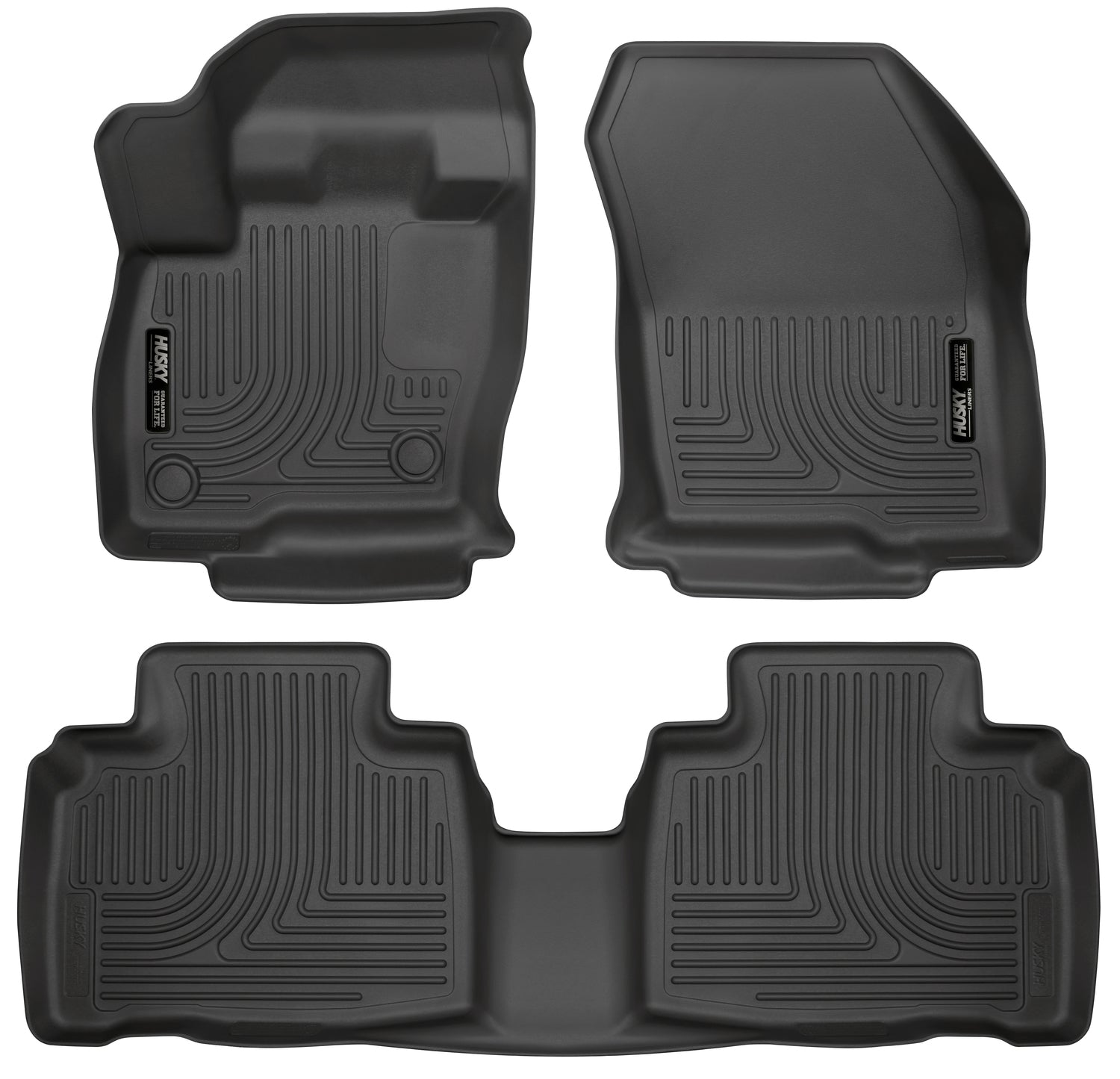 Weatherbeater - Front & 2nd Seat Floor Liners by Husky Liners