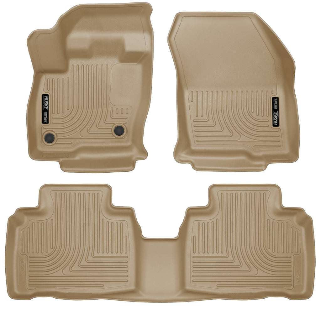 Husky Liners Weatherbeater - Front & 2nd Seat Floor Liners 98783 by Husky Liners