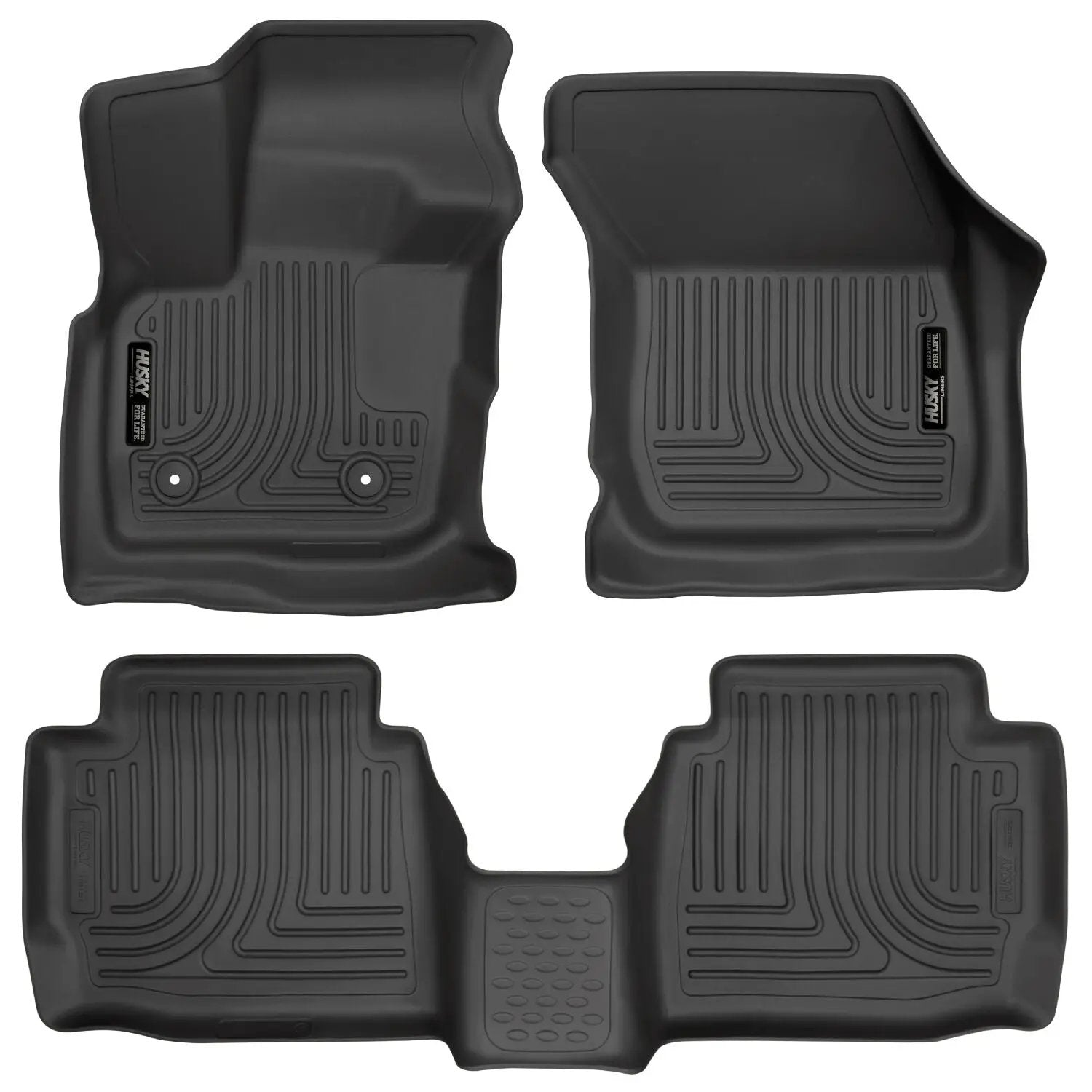 Weatherbeater - Front & 2nd Seat Floor Liners by Husky Liners