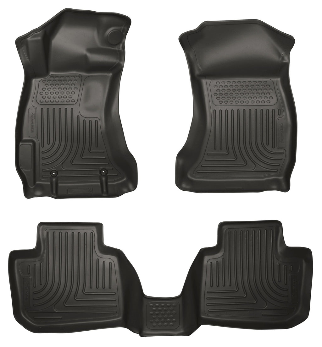 Husky Liners Weatherbeater - Front & 2nd Seat Floor Liners 98841 by Husky Liners