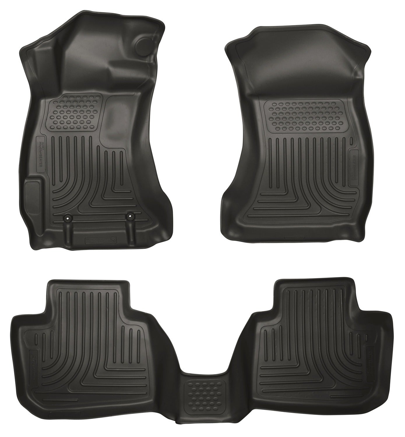 Husky Liners Weatherbeater - Front & 2nd Seat Floor Liners 98841 by Husky Liners