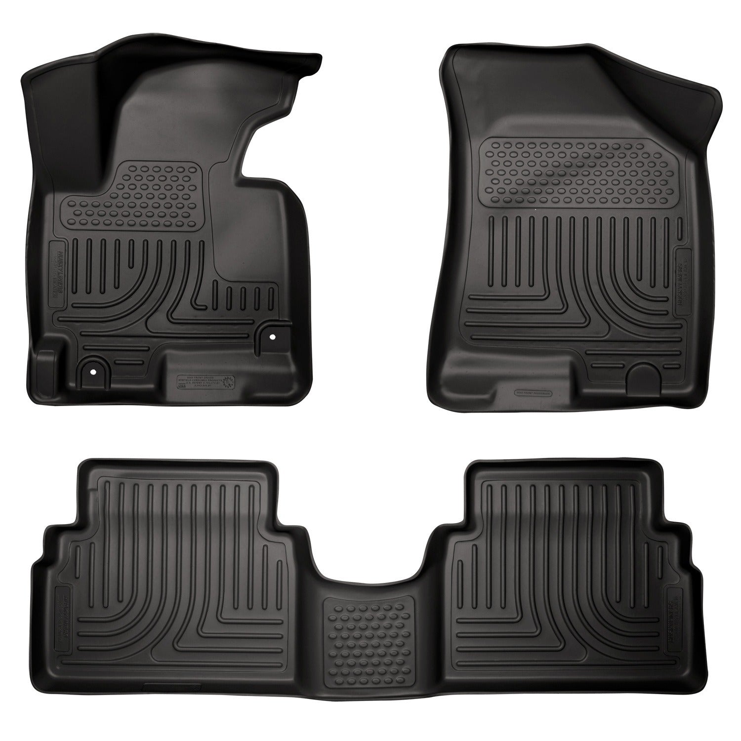 Husky Liners Weatherbeater - Front & 2nd Seat Floor Liners 98861 by Husky Liners