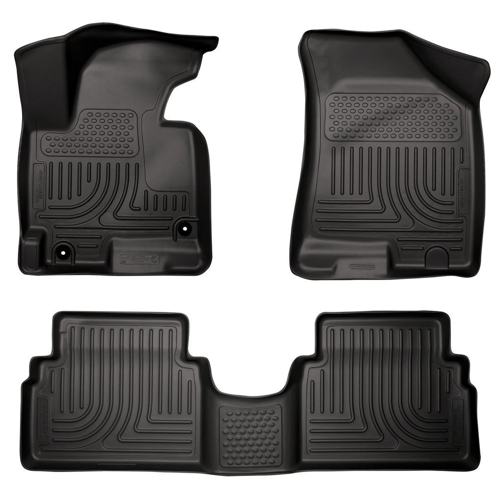 Husky Liners Weatherbeater - Front & 2nd Seat Floor Liners 98881 by Husky Liners