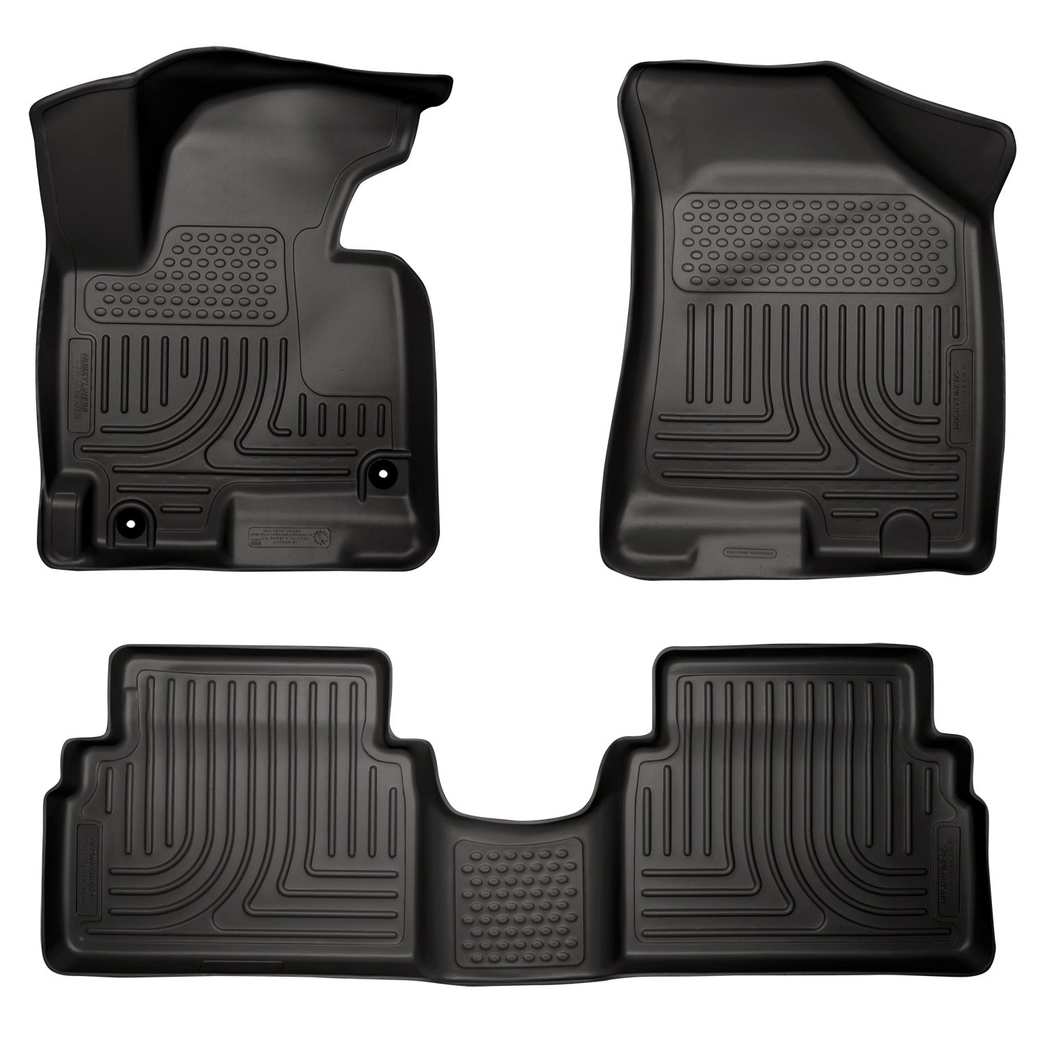 Weatherbeater - Front & 2nd Seat Floor Liners by Husky Liners