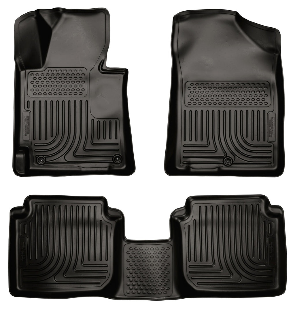 Husky Liners Weatherbeater - Front & 2nd Seat Floor Liners 98891 by Husky Liners