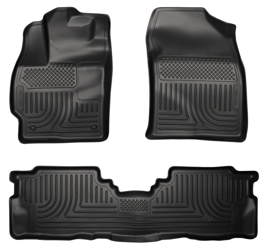 Husky Liners Weatherbeater - Front & 2nd Seat Floor Liners 98911 by Husky Liners