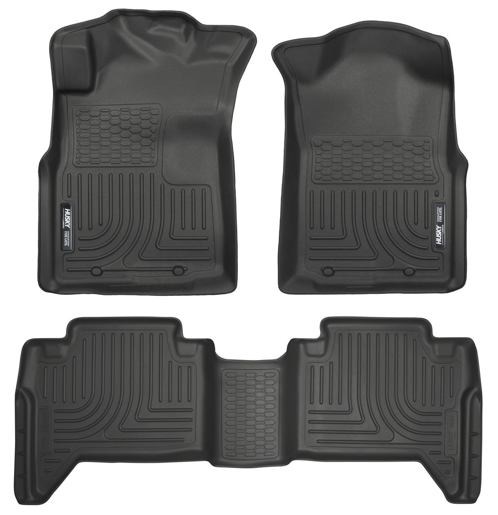 Husky Liners Weatherbeater - Front & 2nd Seat Floor Liners (Footwell Coverage) 98951 by Husky Liners