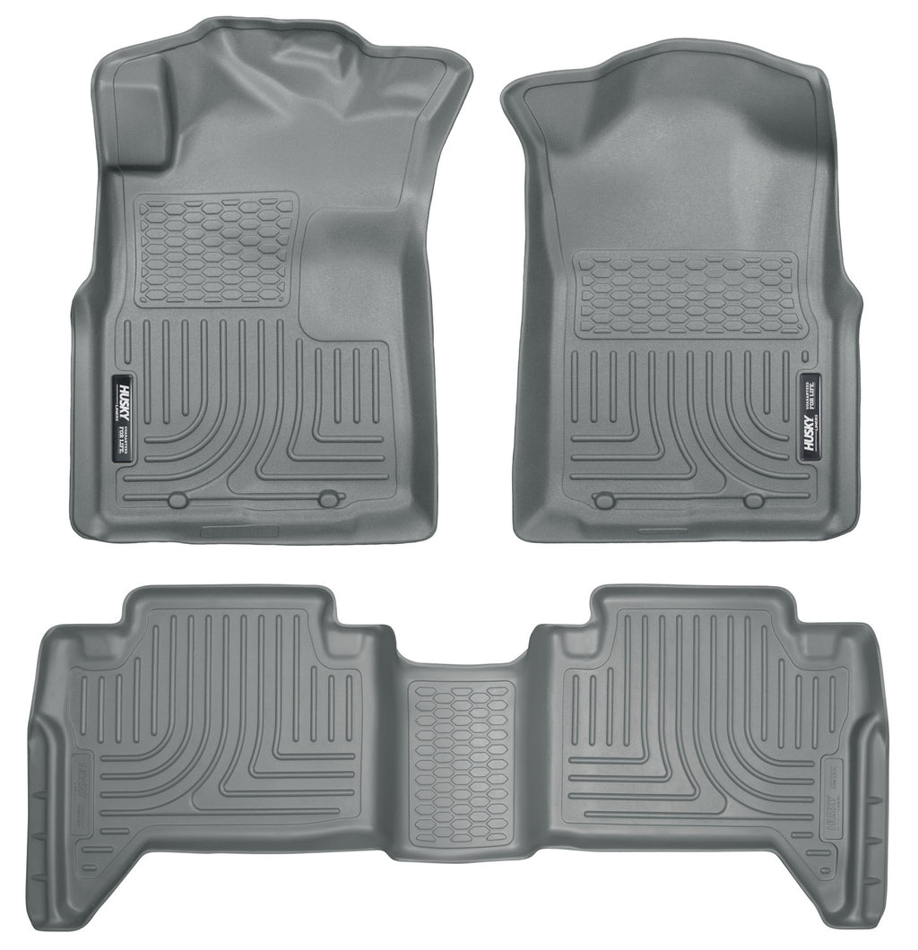 Weatherbeater - Front & 2nd Seat Floor Liners (Footwell Coverage) by Husky Liners