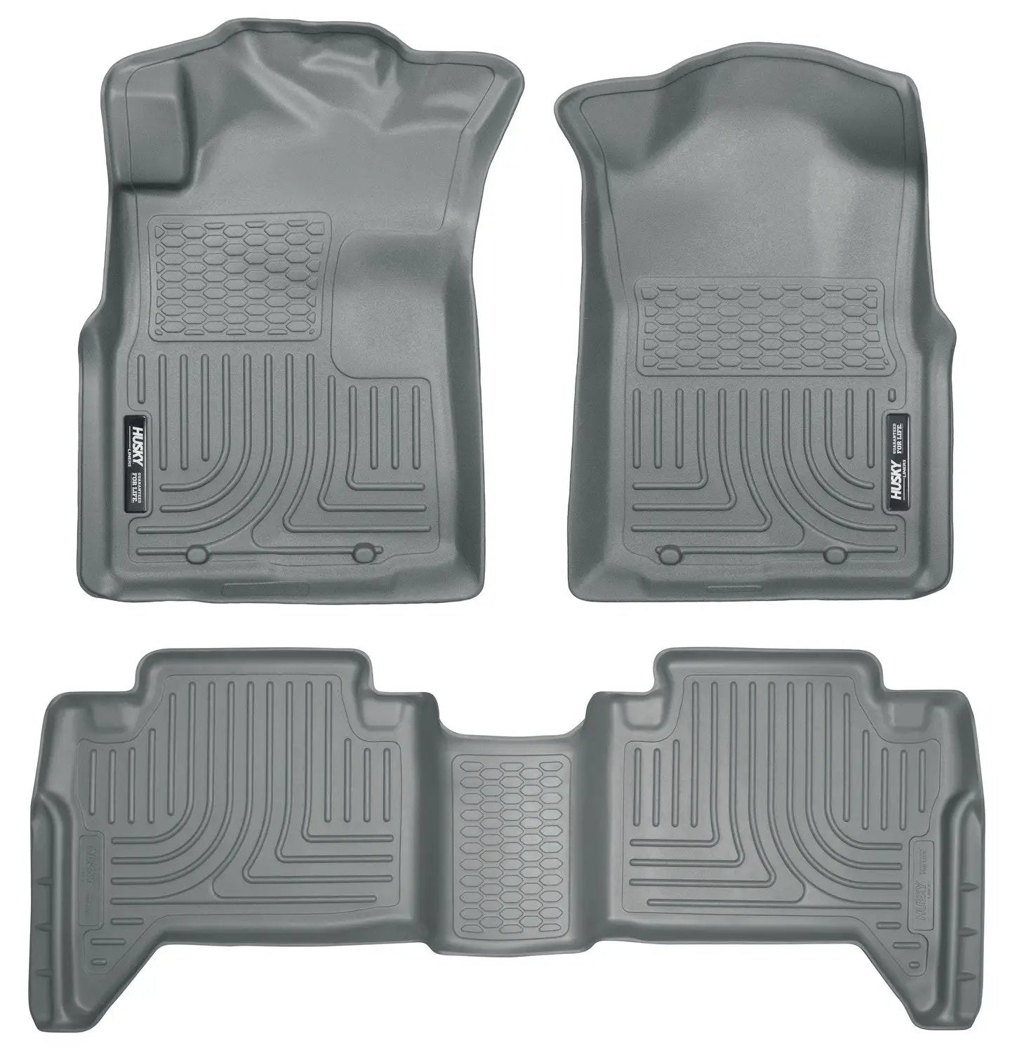 Weatherbeater - Front & 2nd Seat Floor Liners (Footwell Coverage) by Husky Liners