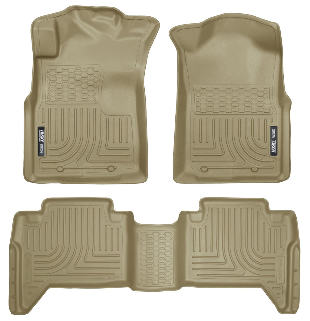 Husky Liners Weatherbeater - Front & 2nd Seat Floor Liners (Footwell Coverage) 98953 by Husky Liners