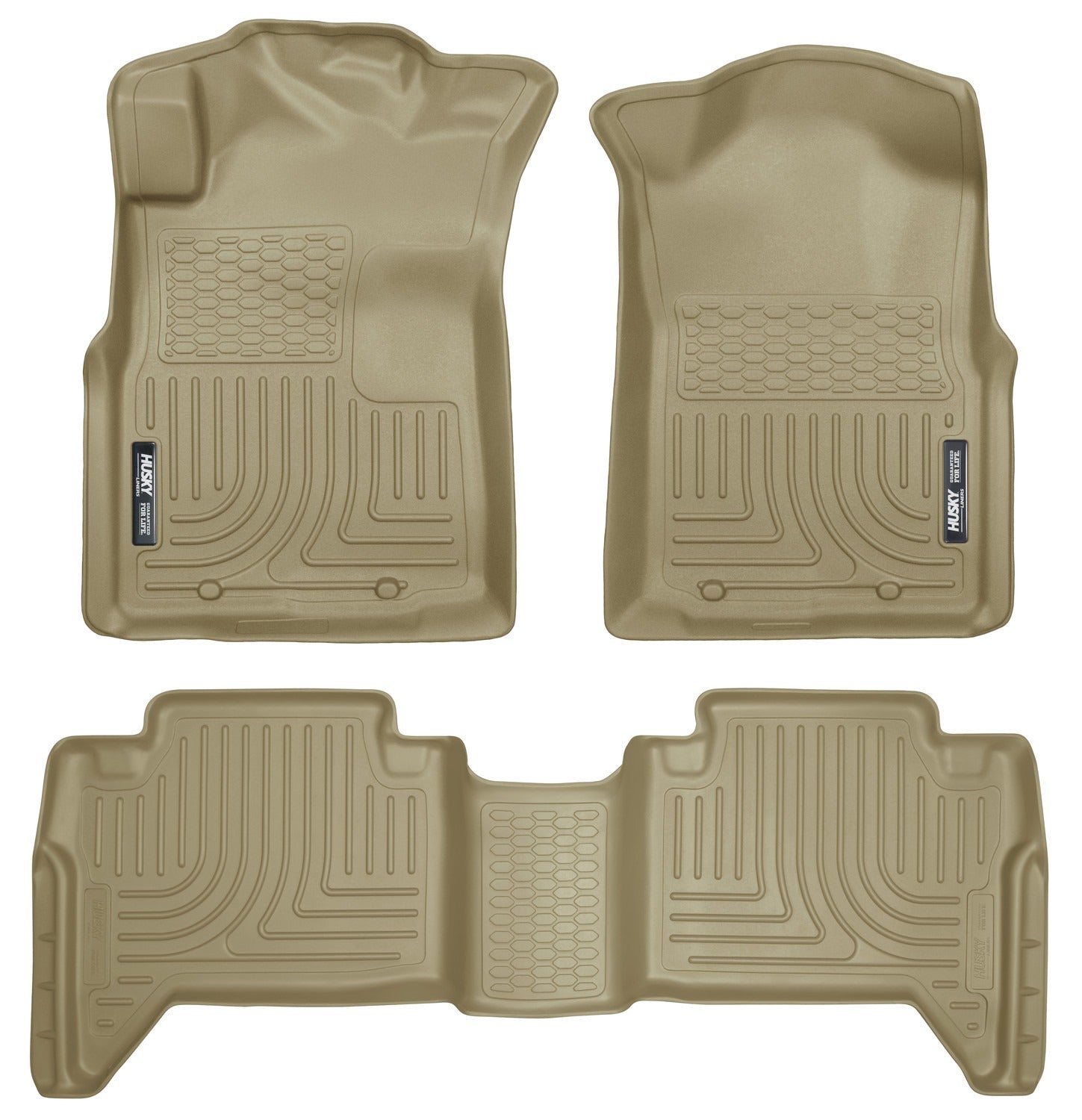Husky Liners Weatherbeater - Front & 2nd Seat Floor Liners (Footwell Coverage) 98953 by Husky Liners